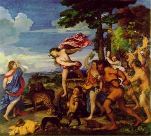 Meeting of Bacchus and Ariadne, 1522, Palazzo Ducale, Ferrara, Italy 5'9"X6'3"