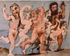 Silenus Dancing in Company, Pablo Picasso 1933